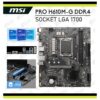 PLACA MSI PRO H610M-G D4 1700 mATX