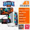 PC COMPLETA RYZEN 5 5600G, 16GB RAM, SSD 500GB, MONITOR 24", KIT GAMER 4 EN 1