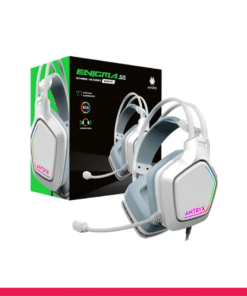 AUDIFONO C/ MICROFONO ANTRYX ENIGMA SE WHITE 7.1 VIBRACION USB