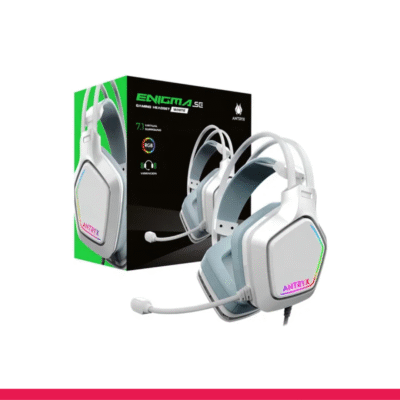 AUDIFONO C/ MICROFONO ANTRYX ENIGMA SE WHITE 7.1 VIBRACION USB