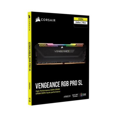 MEMORIA RAM CORSAIR VENGEANCE DDR4 16GB 2X8GB 3200 MHZ RGB