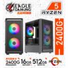 PC GAMER RYZEN 5 2400G, 16 GB DE RAM, SSD 500 GB