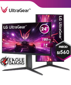 Monitor Gamer UltraGear™FHD IPS 23.8" con 180Hz 1ms - Pivoteable