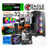 Computadora Gamer PC Core i5 14600K RAM 32GB SSD 2TB Gráfica RTX 4070 Ti Super