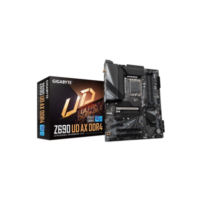 GIGABYTE Z690 UD AX DDR4 (LGA 1700/ Intel Z690/ ATX/ DDR4/ Triple M.2/ PCIe 5.0/ USB 3.2 Gen2X2/ Type-C/WiFi 6/2.5GbE LAN/Motherboard) (Renewed)