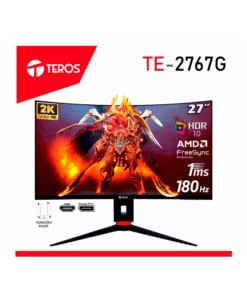MONITOR GAMER CURVO TEROS TE-2767G QHD 27 " VA 180HZ 1MS