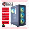 CASE GAMER CON FUENTE TORNADO 04, CON FUENTE DE PODER 600W