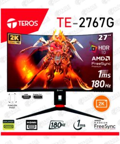 MONITOR GAMER CURVO TEROS TE-2767G QHD 27 " VA 180HZ 1MS