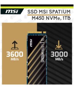 SSD M.2 PCIe 1TB MSI SPATIUM M450 G4