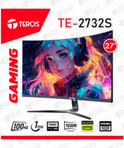 Monitor curvo TEROS TE-2732S 27" FHD VA 100Hz 1ms HDMI DP negro