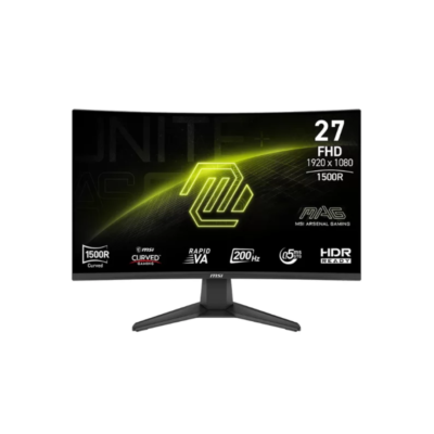 Monitor MSI MAG 276CF E20, 27", Curvo, FHD, 0.5ms, 200Hz, HDMI/DP, Adaptive Sync