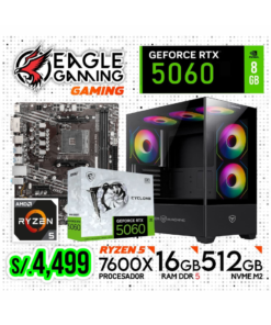 PC COMPLETA GAMING, RYZEN 5 7600X, RTX 5060 8GB