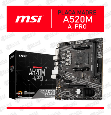 PLACA MADRE MSI A520M A PRO