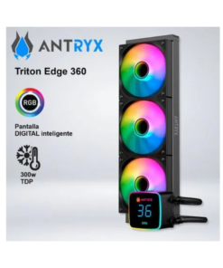 SISTEMA DE ENFRIAMIENTO LÍQUIDO ANTRYX TRITON EDGE 360 BLACK ARGB