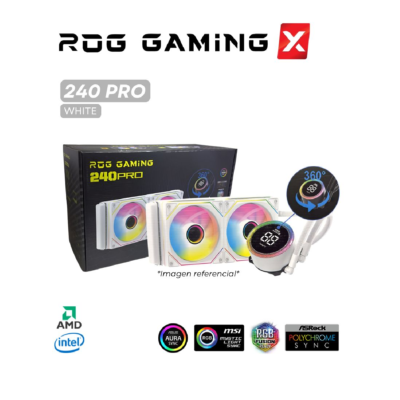 REFRIGERACIÓN LÍQUIDA ROG GAMING 240 PRO BLANCO