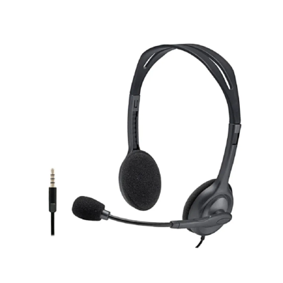 AUDÍFONOS LOGITECH  H111 CON MICRÓFONO (NEGRO)