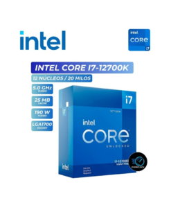 PROCESADOR INTEL CORE I7 12700K