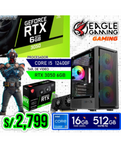 PC GAMER, INTEL CORE i5 12400F, RTX 3050