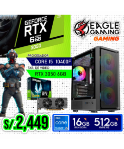PC GAMER, INTEL CORE i5 10400F, RTX 3050