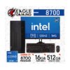 COMPUTADORA PC INTEL CORE i7 8700, 16 GB RAM DDR4, 512GB SSD - Monitor 24" con KIT LOGITECH