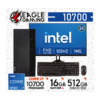COMPUTADORA PC INTEL CORE i7 10700, 16 GB RAM DDR4, 512GB SSD - Monitor 24" con KIT LOGITECH