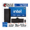 COMPUTADORA PC INTEL CORE i7 14700, 16 GB RAM DDR4, 512GB SSD - Monitor 24" con KIT LOGITECH