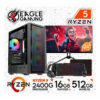 PC GAMER RYZEN 5 2400G RAM 16GB + SSD 5000GB + GRAFICA VEGA 11 2GB + MONITOR + KIT