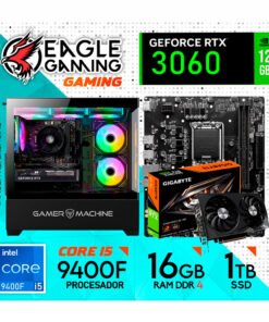 PC GAMER INTEL  CORE I5 9400F 16GB DDR4 SSD 1TB RTX3060 12GB
