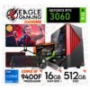 PC COMPLETA INTEL CORE I5 9400F 16GB DDR4 512gb RTX3060 12GB