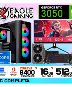 PC GAMER Intel Core i5-8400 + RTX 3050 6GB